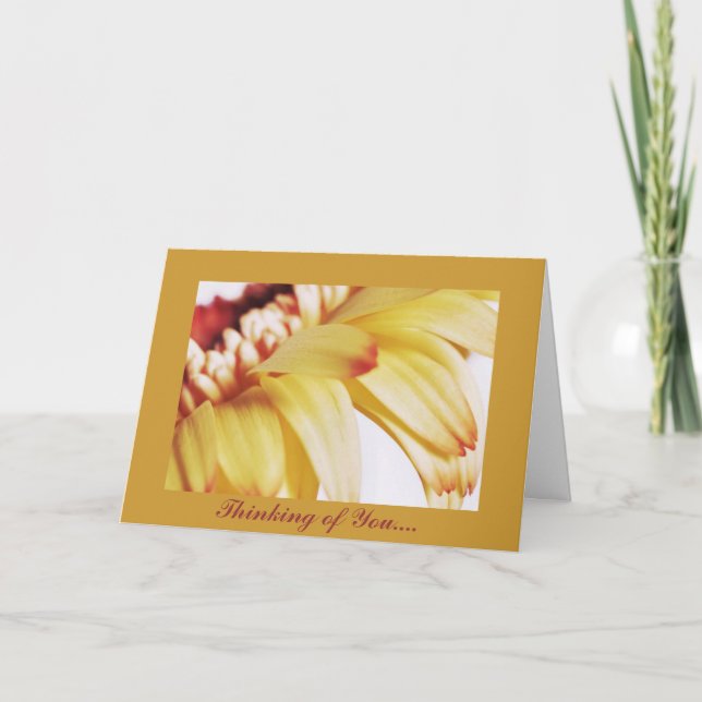 Cartão Pensamento de você…. (Frente)