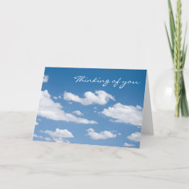 Cartão Pensamento de você