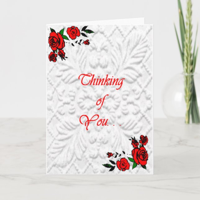 CARTÃO PENSAMENTO DE VOCÊ (Frente)