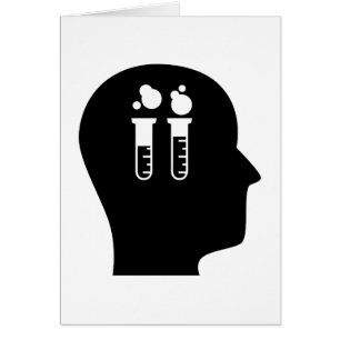 Cartão Pensamento sobre a engenharia química