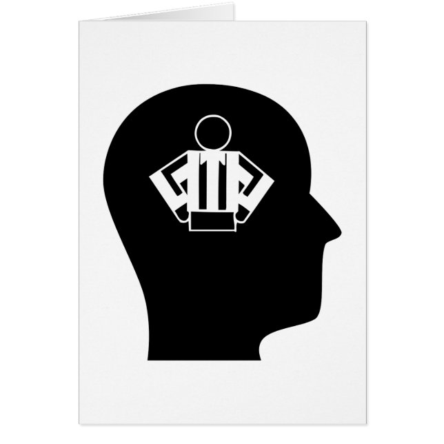 Cartão Pensamento sobre o arbitragem (Frente)