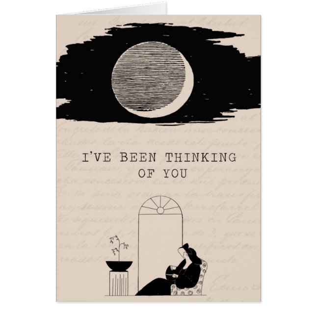Cartão Pensamento sobre você (Frente)
