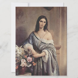 Cartão Pensamentos melancólicos (por Francesco Hayez)