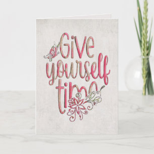 Cartão Pensando em sua citação