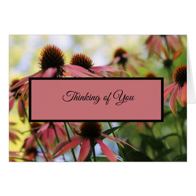 Cartão Pensando em sua oração (Frente Horizontal)