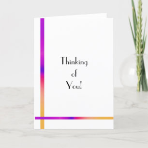 Cartão Pensando em você!