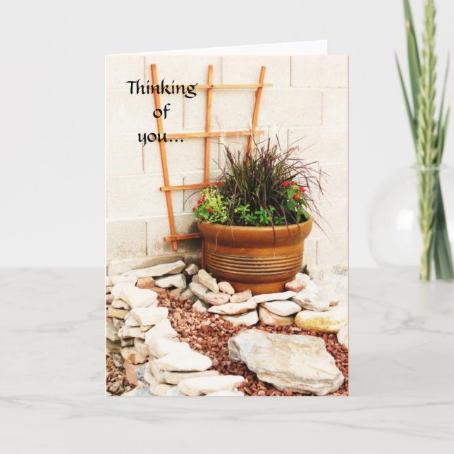 Cartão Pensando em você... (Frente)