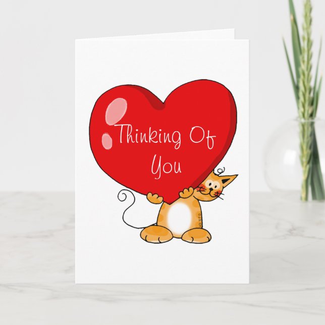Cartão Pensando em você (Frente)