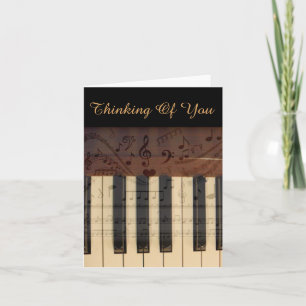 Cartão Pensando Em Você.