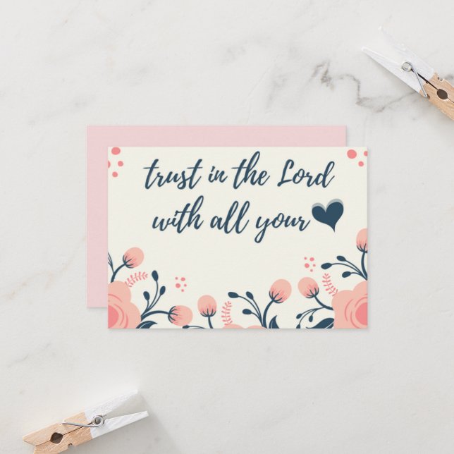 Cartão Pensando em você (Frente/Verso In Situ)