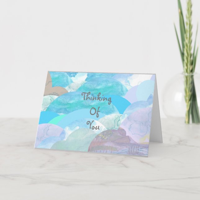 Cartão Pensando Em Você (Frente)