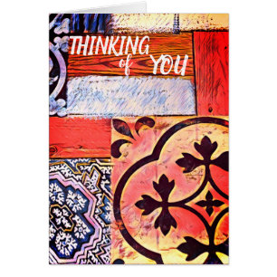 Cartão Pensando em você