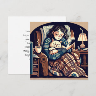 Cartão Pensando Em Você   Amigo Cronicamente Ill