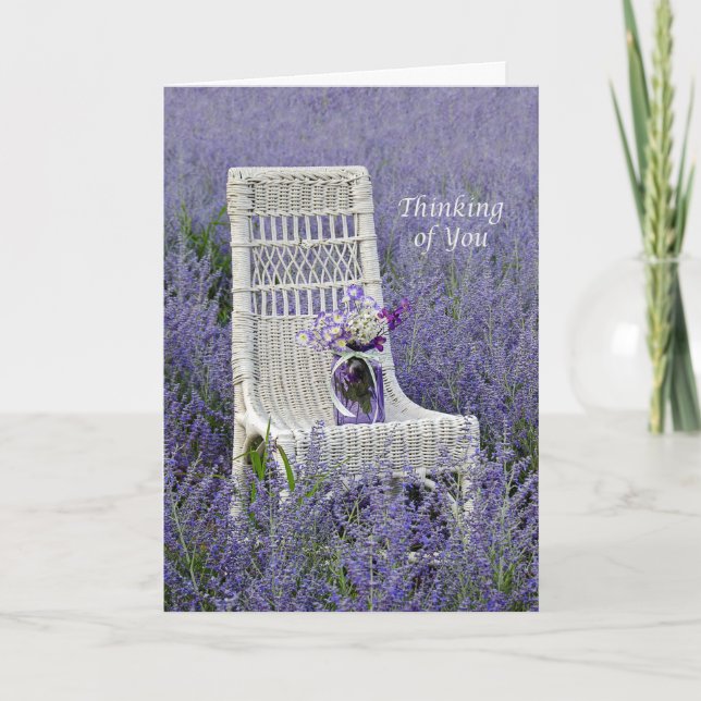 Cartão Pensando em você Buquê (Frente)