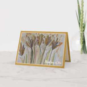 Cartão Pensando em você - Campo de Flores Selvagens