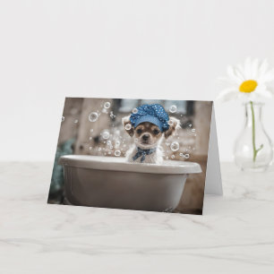 Cartão Pensando em você Cão Cachorro Cachorro Chihuahua