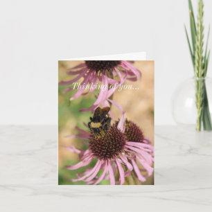 Cartão Pensando em você, em Susan Pano, de olhos negros