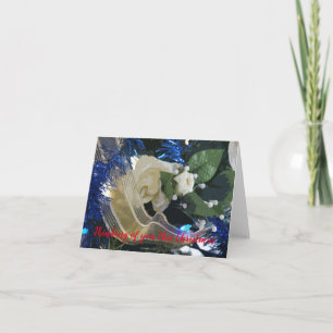 Cartão Pensando em você, este Natal