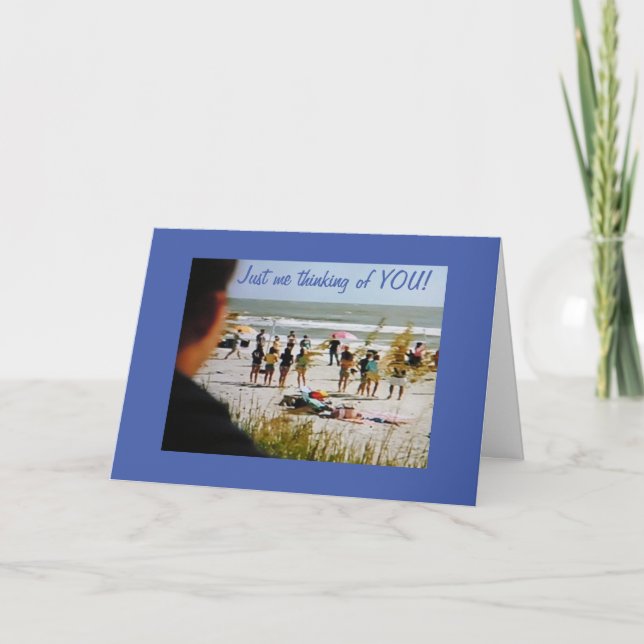 CARTÃO PENSANDO EM VOCÊ, MILITAR. (Frente)