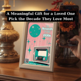 Cartão "Pensando em Você" para Demência com QR de 