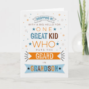 Cartão Pensando em você pelo Jovem Neto Azul