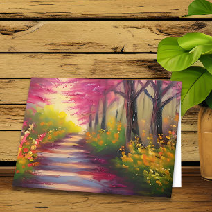 Cartão Pensando em você Só dizendo "Oi"