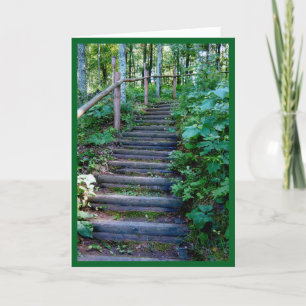 Cartão Pensando em você um passo de cada vez