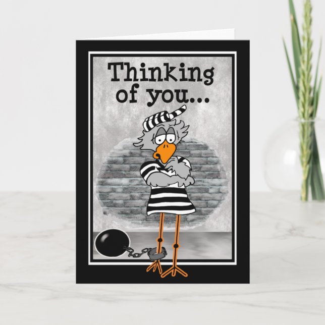 Cartão Pensando em você: Vazio de dentro. (Frente)