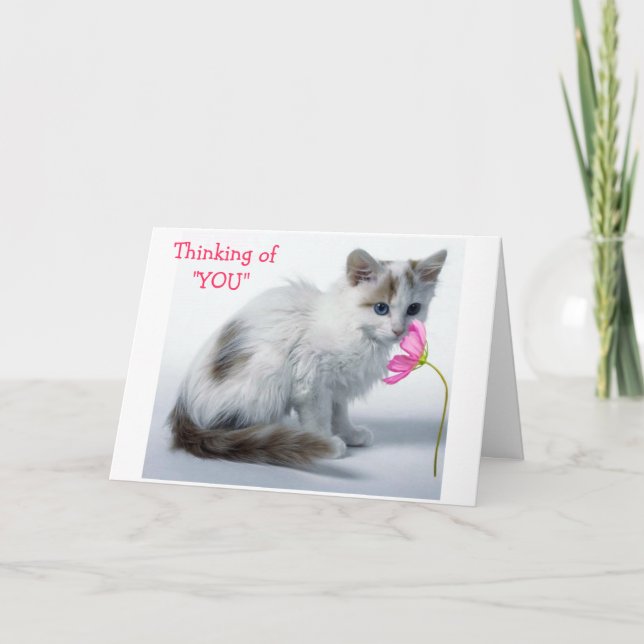 CARTÃO PENSANDO EM VOCÊ/VOCÊ ESTÁ TORNANDO UM ANO MAIS VE (Frente)