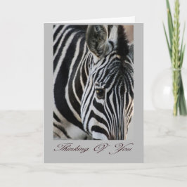 Cartão Pensando em você - Zebra - Animal
