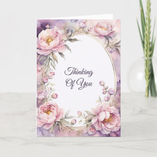 Cartão Pensão de na moda cor-de-rosa, em água, de pedonia