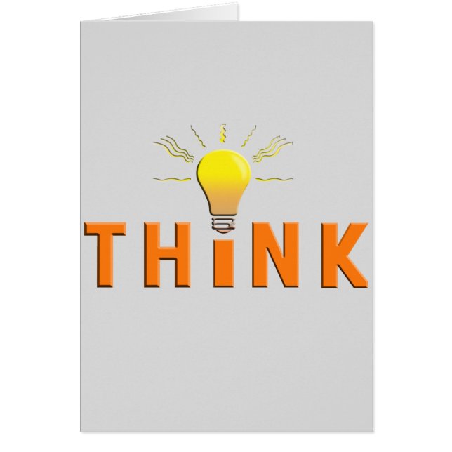 Cartão Pense (Frente)