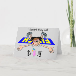 Cartão Pensei Que Dissessem Rum.