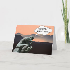 Cartão Penso, logo existo