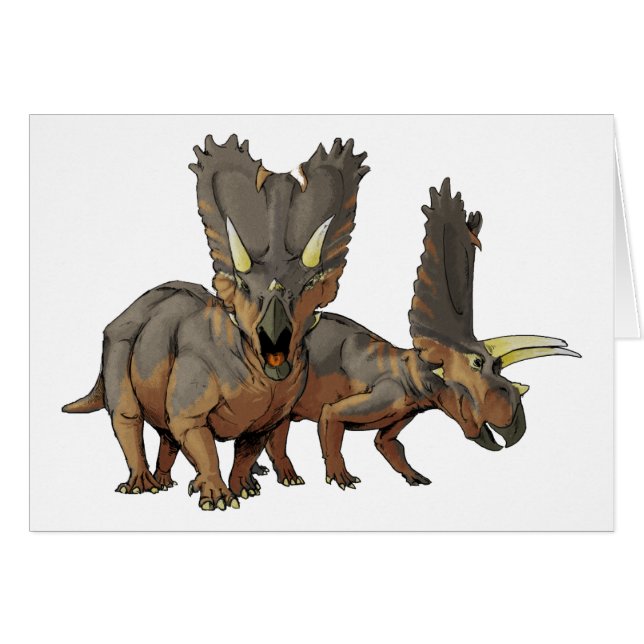 Cartão Pentaceratops (Frente Horizontal)