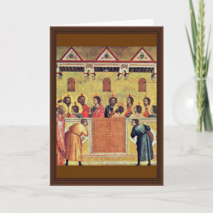 Cartão Pentecost By Giotto Di Bondone