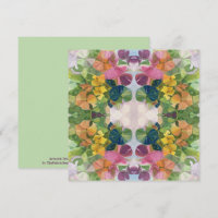 Pentes de Flor Coloridas Padrões de Aquarela