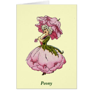 Cartão Peony