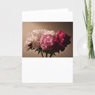 Cartão Peony, carta