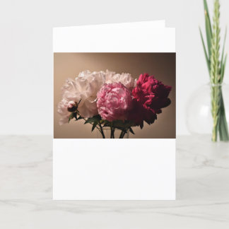 Cartão Peony, carta