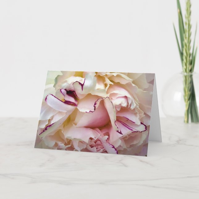 Cartão Peony, carta (Frente)