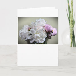 Cartão Peony, carta
