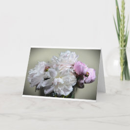 Cartão Peony, carta