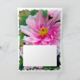 Cartão Peony [Cartão de Saudação] カ ド