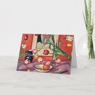 Cartão Peploe - Tulipas, O Jugo Azul,