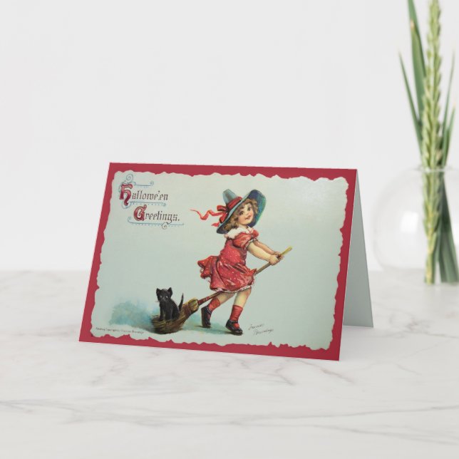 Cartão Pequena Bruxa (Frente)