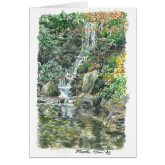 Cartão Pequena cascata