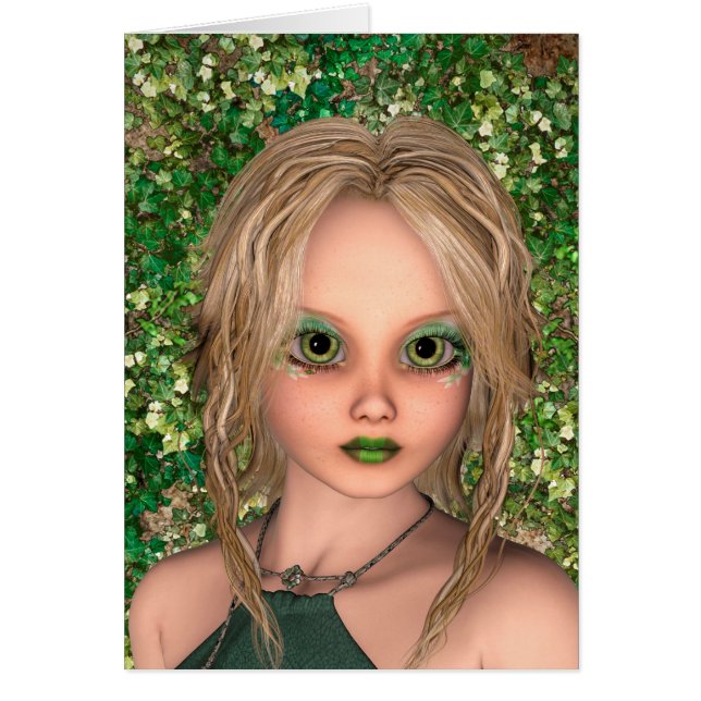 Cartão Pequena Fada (Frente)