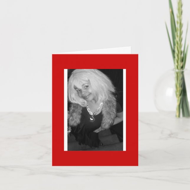 Cartão Pequena placa diva (Frente)