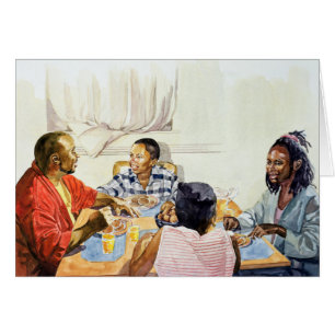 Cartão Pequeno almoço 2003 do fim de semana